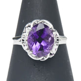 ノーブランド Pt900 プラチナ アメジスト2.38ct ダイヤ0.04ct リング 指輪 レディース no brand 11.5号 【中古】